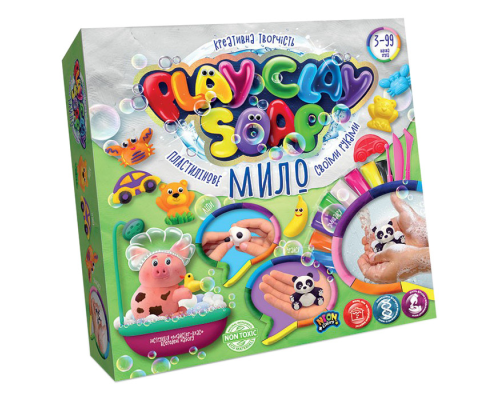 Набор креативного творчества "Пластилиновое мыло" Play Clay Soap PCS-01 большой Панда
