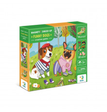 Розвиваюча магнітна гра одягалка "Кумедні пси" 200278, 30 елементів