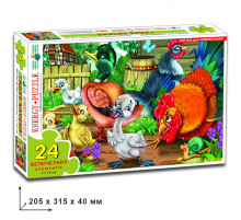 Игра-пазл "Гадкий утенок"  Упаковка: коробка 82159 24 эл