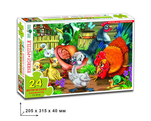 Игра-пазл "Гадкий утенок"  Упаковка: коробка 82159 24 эл