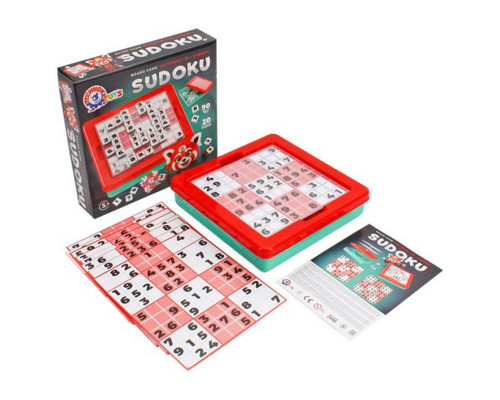 Детская развивающая игра "Судоку" 2956TXK 81 фишка, 10 шаблонов
