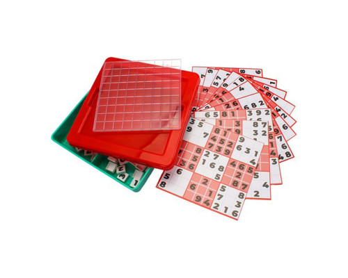 Детская развивающая игра "Судоку" 2956TXK 81 фишка, 10 шаблонов