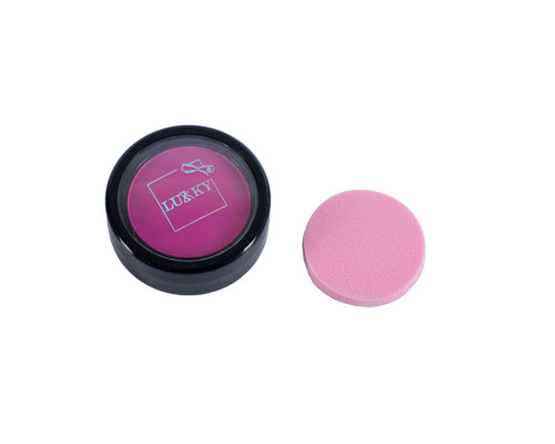 Дитяча пудрова крейда для волосся T11917 зі спонжем, рожевий