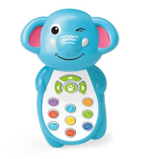 Развивающий телефон "Развлечения с друзьями" M 5773ABC(Blue) 13 см, украинский