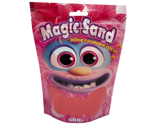 Креативна творчість "Кінетичний пісок Magic sand" 39403-6 червоний 500 грам