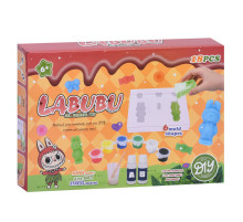 Набір для створення фігурки-антистресу "Лабубу" NJ-12, 6 молдів, 18 предметів