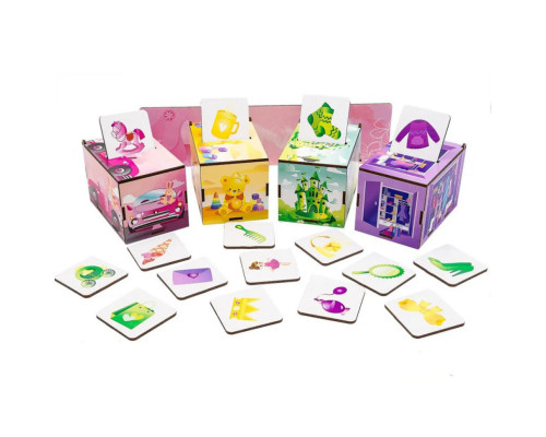 Деревянная настольная игра Монтессори Принцесса Puz-89737