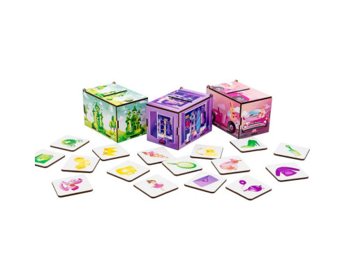 Деревянная настольная игра Монтессори Принцесса Puz-89737