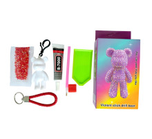 Детский набор для творчества "Создай брелок Медвежонок" FV25 красный