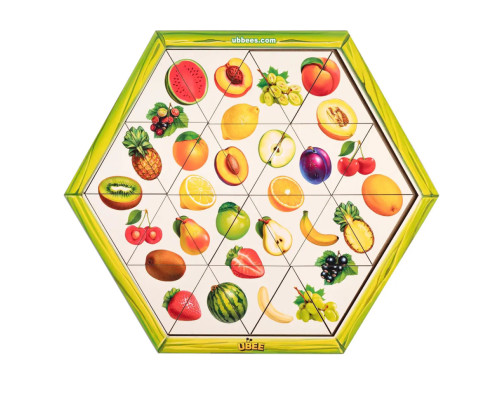 Дерев'яний пазл-вкладиш "Фрукти" PSD170