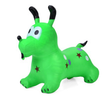 Дитяча іграшка-стрибун "Собачка" MS 4161(Green) гума, до 20 кг