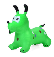 Детская игрушка-прыгун "Собачка" MS 4161(Green) резина, до 20 кг