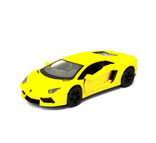 Колекційна іграшкова машинка MATTE LAMBORGHINI KT5370W інерційна  Yellow