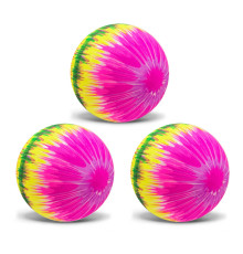 Дитячий яскравий Гумовий м'яч RB26527-12 різнокольоровий, 26 грам, 7 см