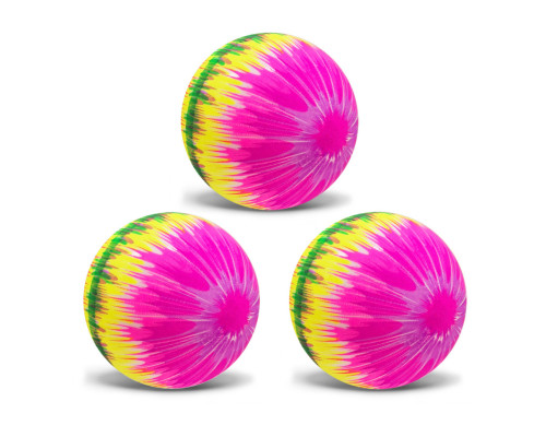 Дитячий яскравий Гумовий м'яч RB26527-12 різнокольоровий, 26 грам, 7 см