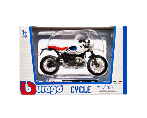 Детская модель Мотоцикла "BMW R nineT Urban GS" Bburago 18-51030-6 масштаб 1:18