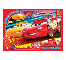 Пазлы детские "Тачки" Z10199, 35 элементов