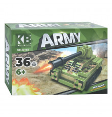 Дитячий конструктор "Військова техніка" KB 2016B 36 деталей
