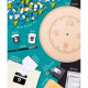 Детский набор для творчества хрустальная мозаика "Часы" MA4001