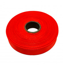 Атласна стрічка для рукоділля АБ-619, 1,2 см х 23 м, оранж неон