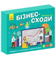 Настольная игра "Бизнес-лестница" РЛ902037У кубик, 5 фишек игроков