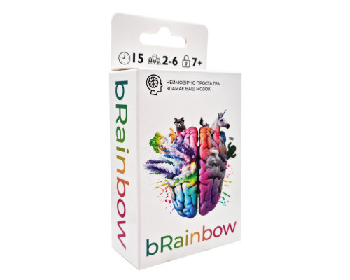 Карткова гра bRainbow FGS64, 60 карток, українською мовою