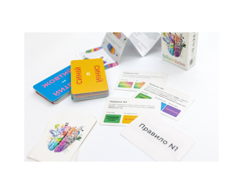 Карткова гра bRainbow FGS64, 60 карток, українською мовою