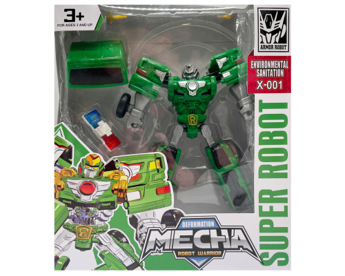 Ігровий набір з роботом-трансформером KKR-13 з безпечних матеріалів Вид 2
