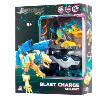 Детский игровой набор S5 L1 СОЛЕНТ Screechers Wild! EU686114 запускатель-бластер, машинка-трансформер