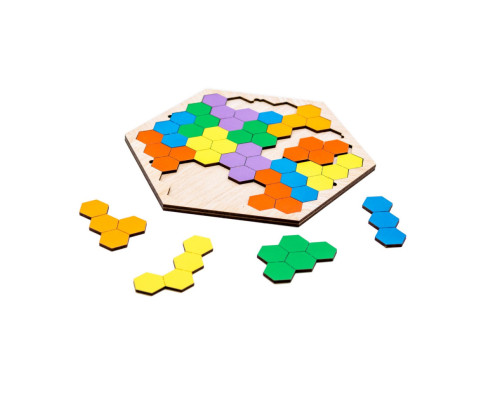 Настільна розвиваюча гра-пазл "Шестикутник" Арт-22079, 20 елементів