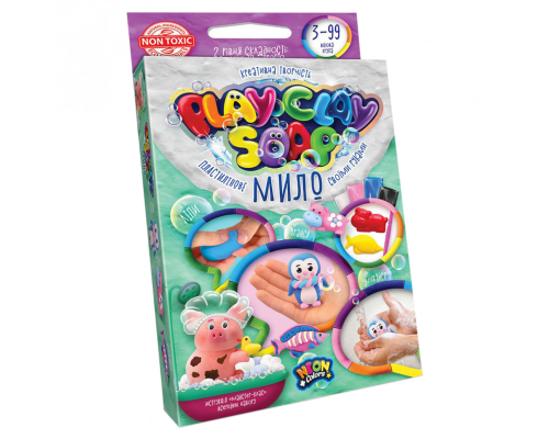 Набор креативного творчества "Пластилиновое мыло" Play Clay Soap PCS-02U маленький Пингвин