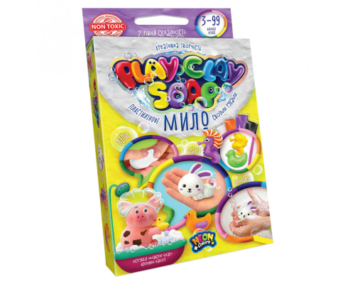 Набор креативного творчества "Пластилиновое мыло" Play Clay Soap PCS-02U маленький Зайчик
