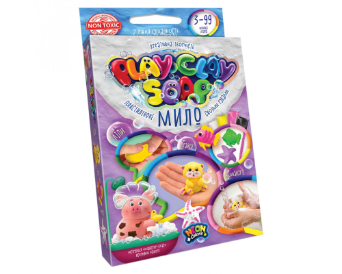 Набор креативного творчества "Пластилиновое мыло" Play Clay Soap PCS-02U маленький Котик