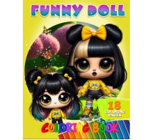 Розмальовка для дітей Funny Doll А05122405 формат А4
