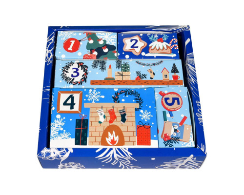 Детский набор для творчества раскраска гипсовой фигурки "Адвент календарь" 31047