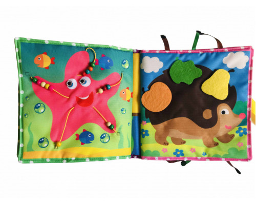 Текстильна розвиваюча книга для малят Bambini "Щеня" 403655