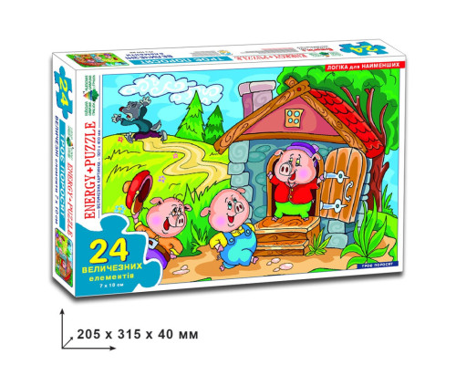 Игра-пазл "Трое поросят"   Упаковка: коробка 82098 24 эл