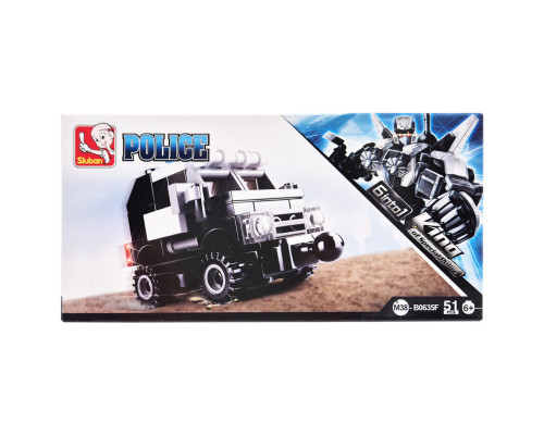 Дитячий конструктор Поліцейська серія Police SLUBAN M38-B0635-6, 51 деталь