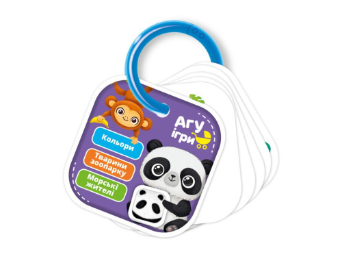 Детские обучающие карточки на кольце "Цвета. Животные" VT2000-01