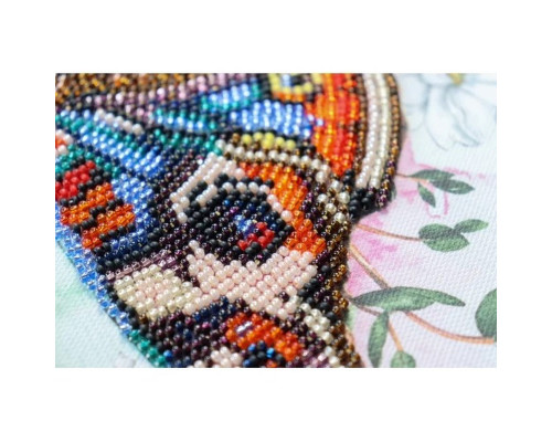 Набір-міді для вишивання бісером "Кольорова гармонія" AMB-103 на натуральному полотні