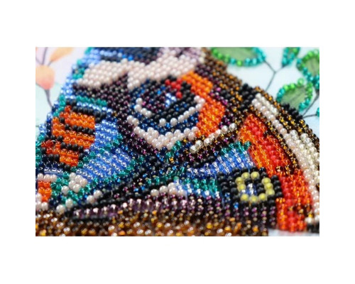 Набір-міді для вишивання бісером "Кольорова гармонія" AMB-103 на натуральному полотні