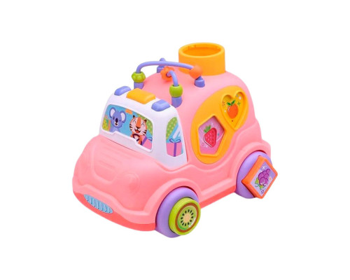 Дитяча розвиваюча іграшка "Машинка-сортер" HE0548 музика, світло, 24 см