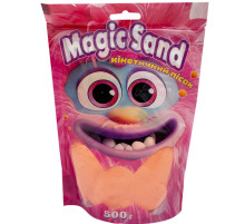 Креативна творчість "Кінетичний пісок Magic sand" 39403-7 помаранчевий 500 грам