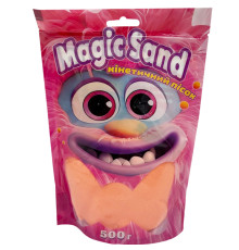 Креативна творчість "Кінетичний пісок Magic sand" 39403-7 помаранчевий 500 грам