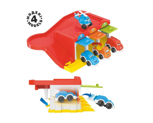 Ігровий набір "Поліцейський паркінг" 0006TXK 99 деталей 4 моделі