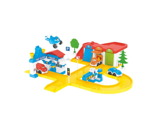 Ігровий набір "Поліцейський паркінг" 0006TXK 99 деталей 4 моделі