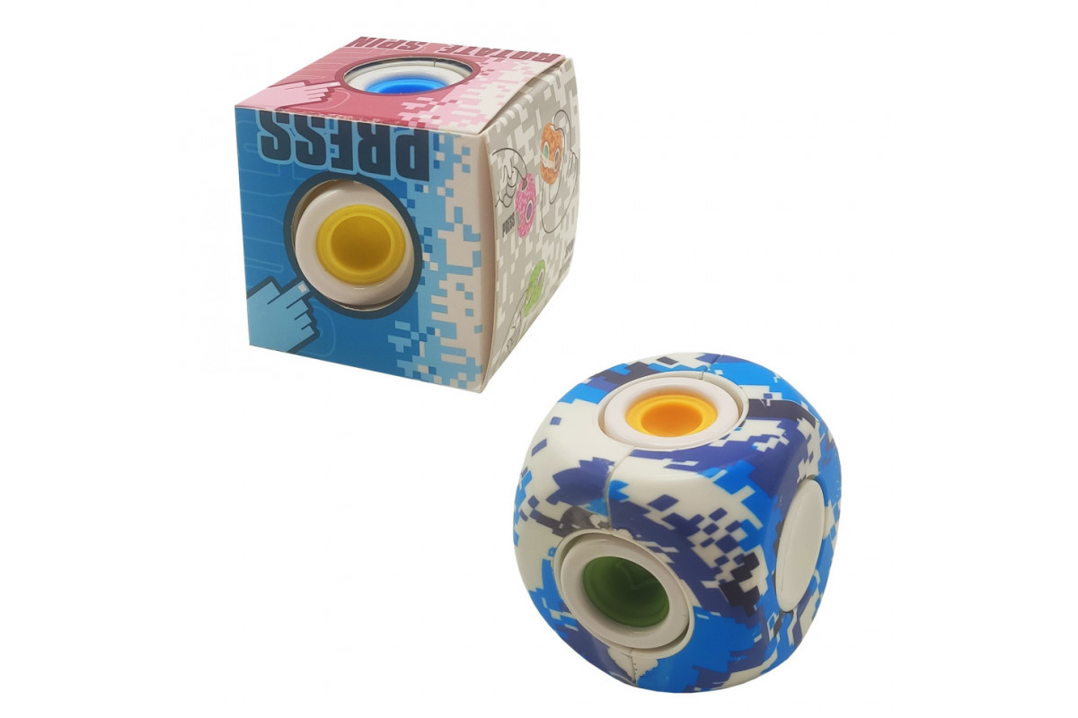 Антистрес кубик-спіннер "MAGIC GYRO CUBE" LK2203-1 Антистрес кубик-спіннер "MAGIC GYRO CUBE" LK2203-1
