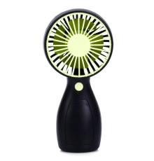 Портативный ручной вентилятор MK 5663-2(Green) 13 см, аккумулятор, USB зарядное