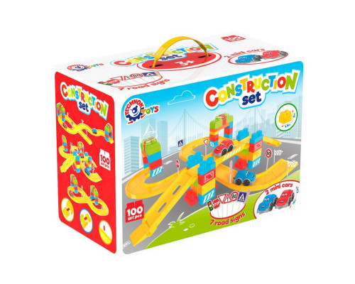 Іграшка "Конструктор Автотрек ТехноК", арт.8324 100 дет.