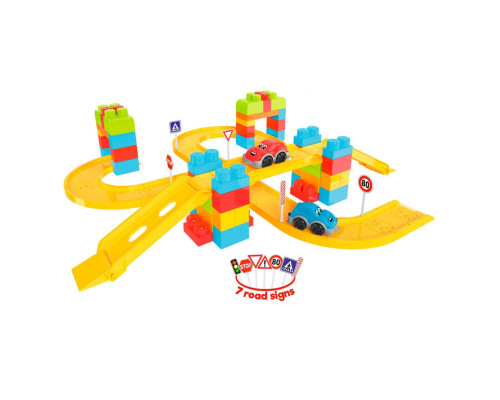 Іграшка "Конструктор Автотрек ТехноК", арт.8324 100 дет.